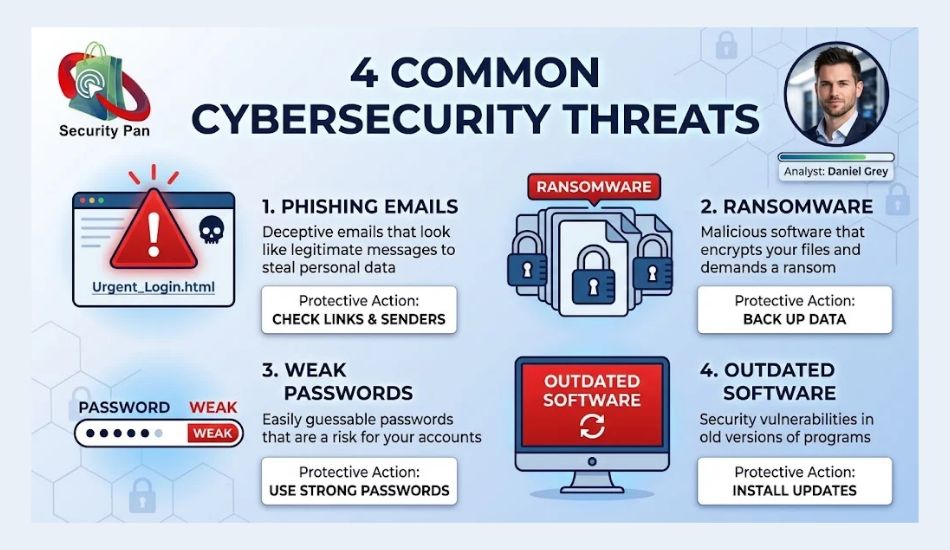 Common cybersecurity threats and ways to reduce risk