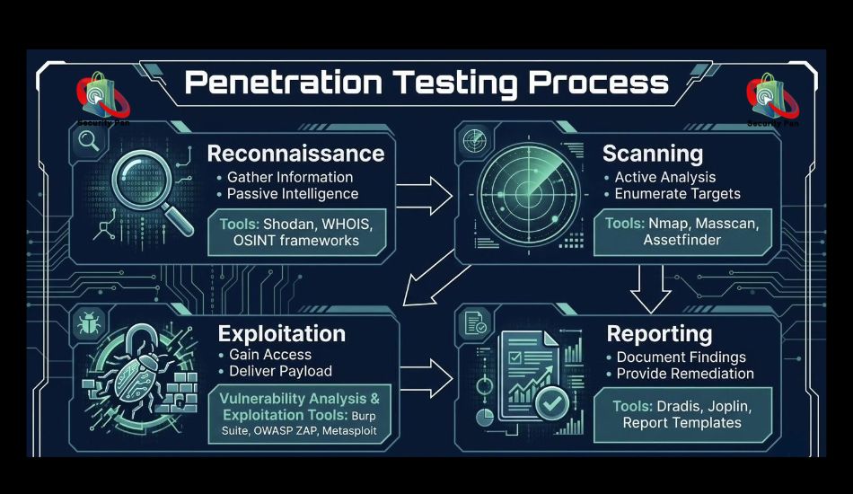 Steps in an authorized ethical hacking assessment