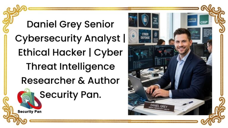 Daniel Grey Author Security Pan And Professional Cybersecurity Expert.