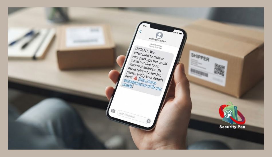 Phishing Attack Examples Package delivery